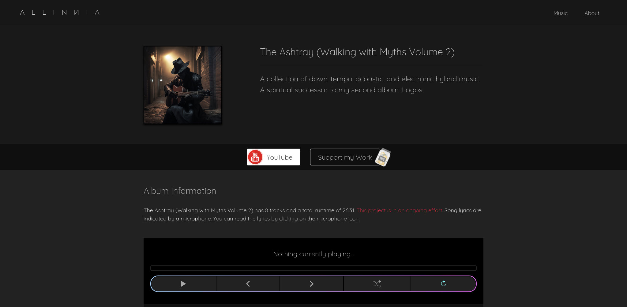 Allinnia Creative Group Album Page