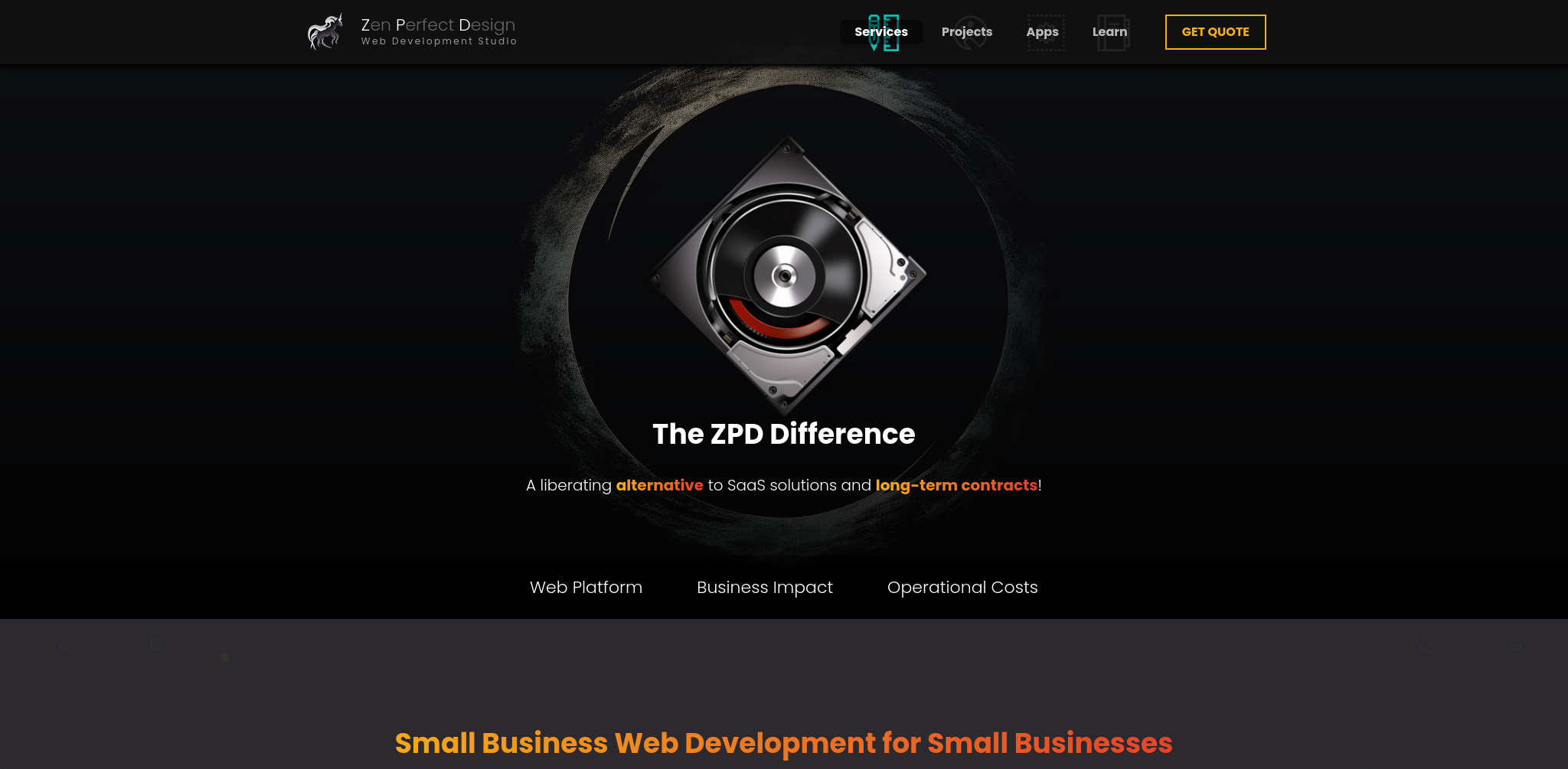 Zen Perfect Design Service Difference Page