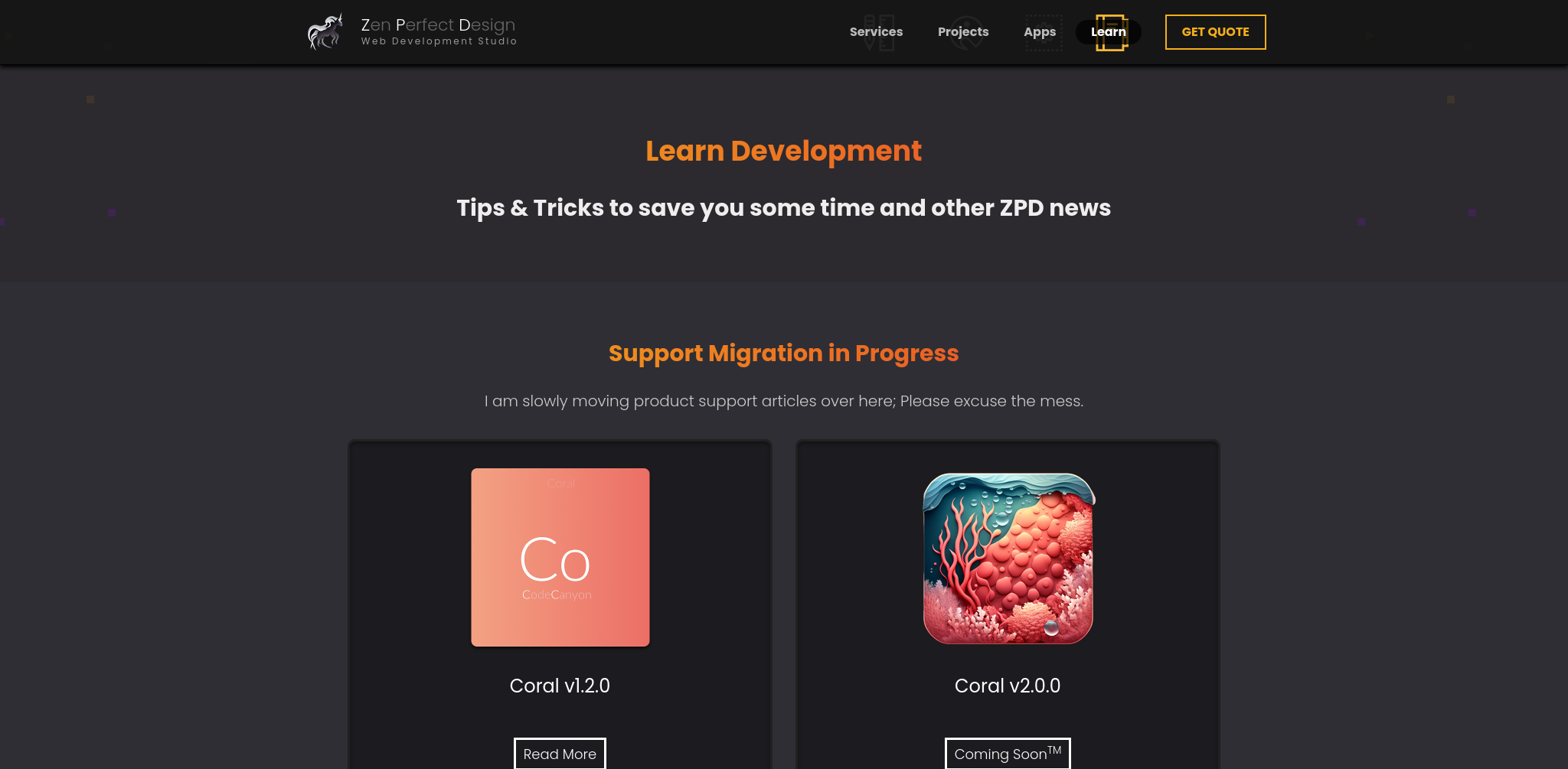 Zen Perfect Design Hugo Learn Static Knowledgebase